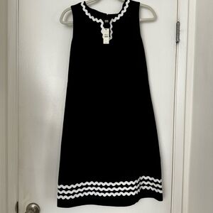 NWT Talbots Black and White Shift Dress
